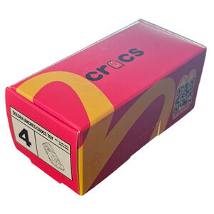 2024 McDonalds Mini Crocs Keychain Happy Meal Toy 4 New